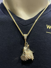 1.50CT Diamond Wolf Pendant in 14KT Gold - White Carat Diamonds